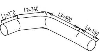 DINEX 49132 Труба выхлопного газа