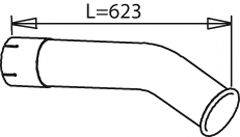 DINEX 28648 Труба выхлопного газа
