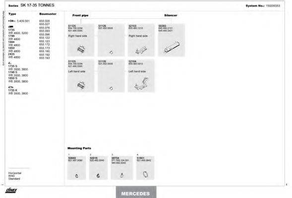 DINEX 150200353 Система выпуска ОГ