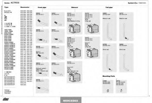 DINEX 150001033 Система выпуска ОГ