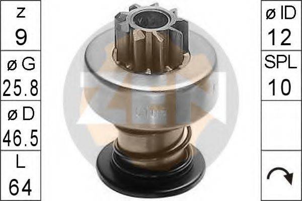 ERA 225050 Привод с механизмом свободного хода, стартер