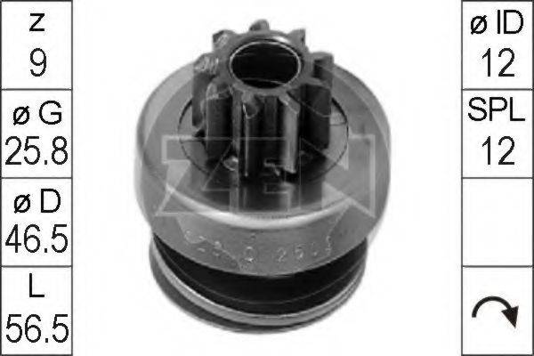 ERA 225419 Привод с механизмом свободного хода, стартер