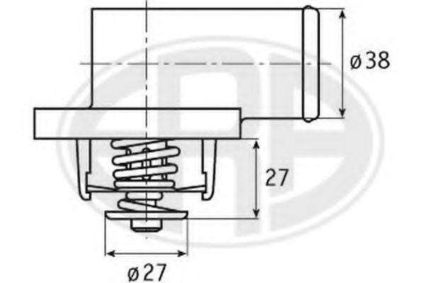 ERA 350179 Термостат, охлаждающая жидкость