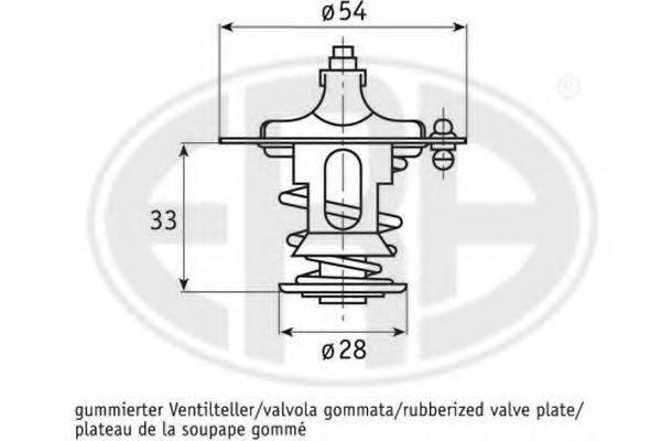 ERA 350306 Термостат, охлаждающая жидкость