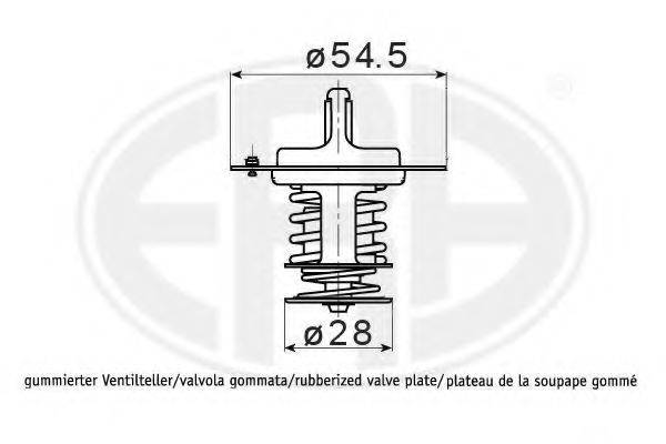 ERA 350388 Термостат, охлаждающая жидкость