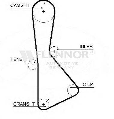 FLENNOR 1016 Ремень ГРМ