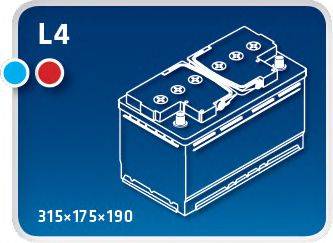 IPSA TME80 Стартерная аккумуляторная батарея