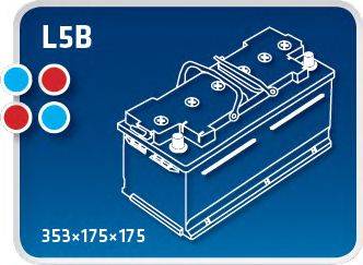 IPSA TM95P Стартерная аккумуляторная батарея