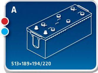 IPSA TPT135 Стартерная аккумуляторная батарея