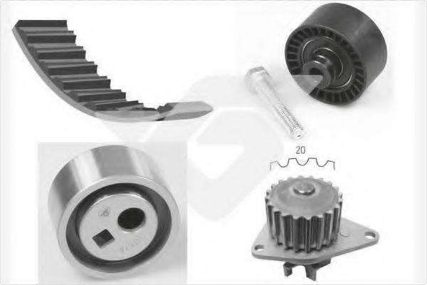 HUTCHINSON KH04WP05 Водяной насос + комплект зубчатого ремня