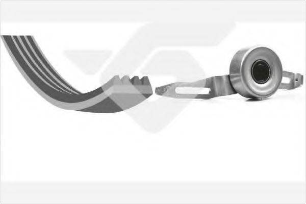 HUTCHINSON KHV23 Поликлиновой ременный комплект