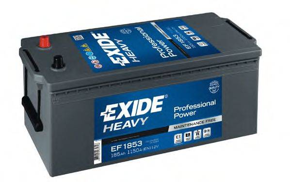 EXIDE EF1853 Стартерная аккумуляторная батарея; Стартерная аккумуляторная батарея