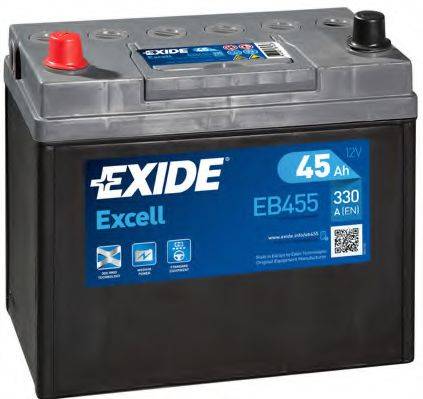 EXIDE EB455 Стартерная аккумуляторная батарея; Стартерная аккумуляторная батарея