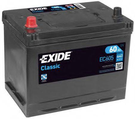 EXIDE EC605 Стартерная аккумуляторная батарея; Стартерная аккумуляторная батарея