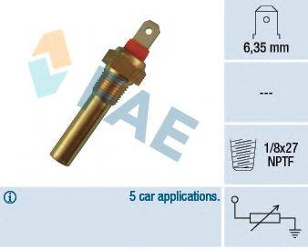 FAE 31640 Датчик, температура охлаждающей жидкости