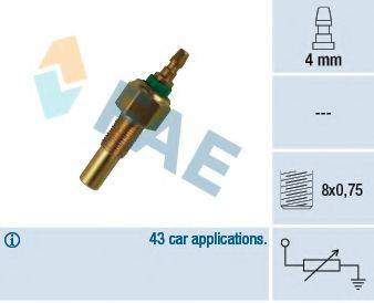 FAE 32170 Датчик, температура охлаждающей жидкости