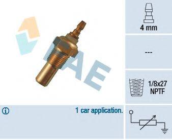 FAE 32480 Датчик, температура охлаждающей жидкости