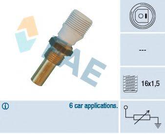 FAE 32620 Датчик, температура охлаждающей жидкости