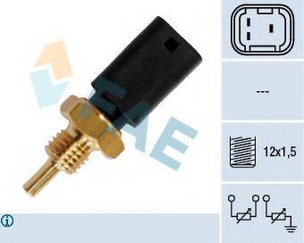 FAE 33724 Датчик, температура охлаждающей жидкости