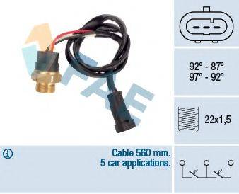 FAE 38280 Термовыключатель, вентилятор радиатора