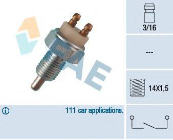 FAE 40290 Выключатель, фара заднего хода