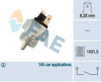 FAE 40310 Выключатель, фара заднего хода