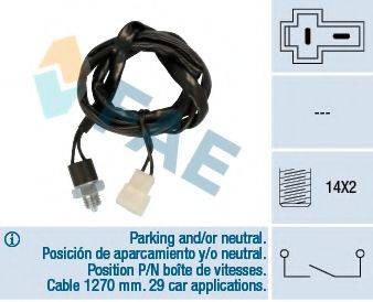 FAE 40986 Выключатель, фара заднего хода