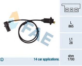 FAE 78082 Датчик, частота вращения колеса