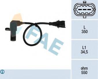 FAE 79069 Датчик частоты вращения, управление двигателем