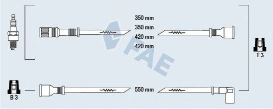 FAE 83210 Комплект проводов зажигания