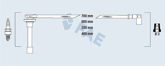 FAE 85811 Комплект проводов зажигания