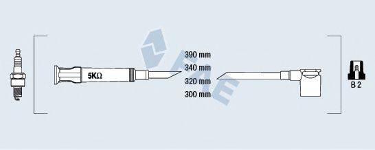 FAE 85950 Комплект проводов зажигания