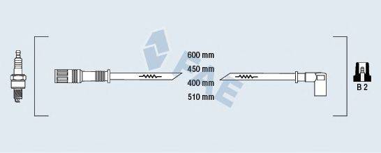 FAE 85990 Комплект проводов зажигания