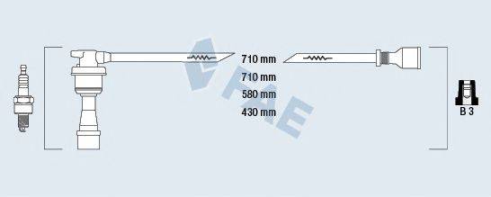 FAE 85999 Комплект проводов зажигания