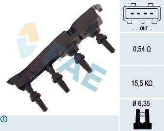 FAE 80235 Катушка зажигания