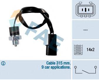 FAE 40897 Выключатель, фара заднего хода