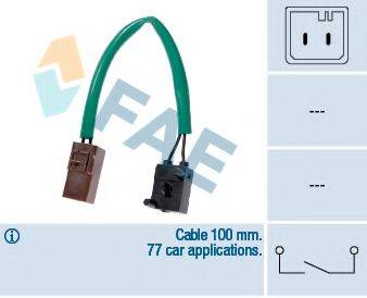 FAE 24905 Выключатель, привод сцепления (Tempomat)