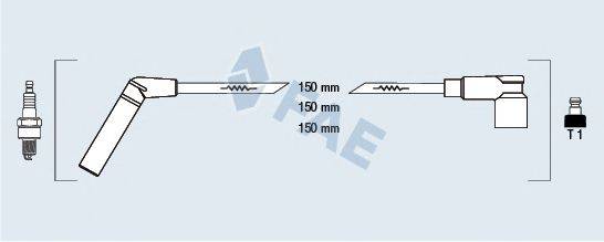 FAE 83565 Комплект проводов зажигания