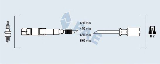 FAE 83991 Комплект проводов зажигания