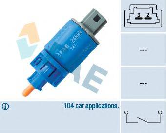 FAE 24889 Выключатель, привод сцепления (Tempomat)