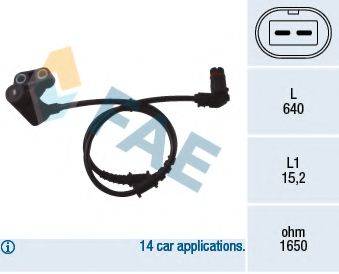 FAE 78051 Датчик, частота вращения колеса