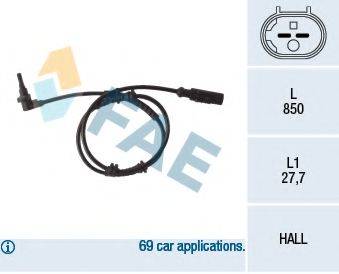 FAE 78112 Датчик, частота вращения колеса