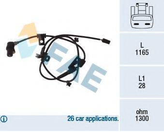 FAE 78078 Датчик, частота вращения колеса