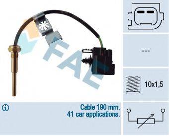 FAE 32427 Датчик, температура охлаждающей жидкости