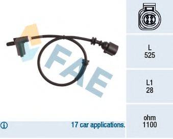 FAE 78175 Датчик, частота вращения колеса