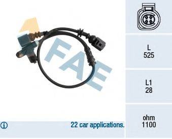 FAE 78176 Датчик, частота вращения колеса