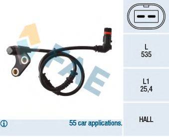 FAE 78137 Датчик, частота вращения колеса