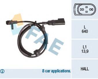 FAE 78145 Датчик, частота вращения колеса