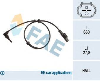 FAE 78241 Датчик, частота вращения колеса