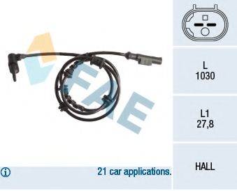 FAE 78246 Датчик, частота вращения колеса